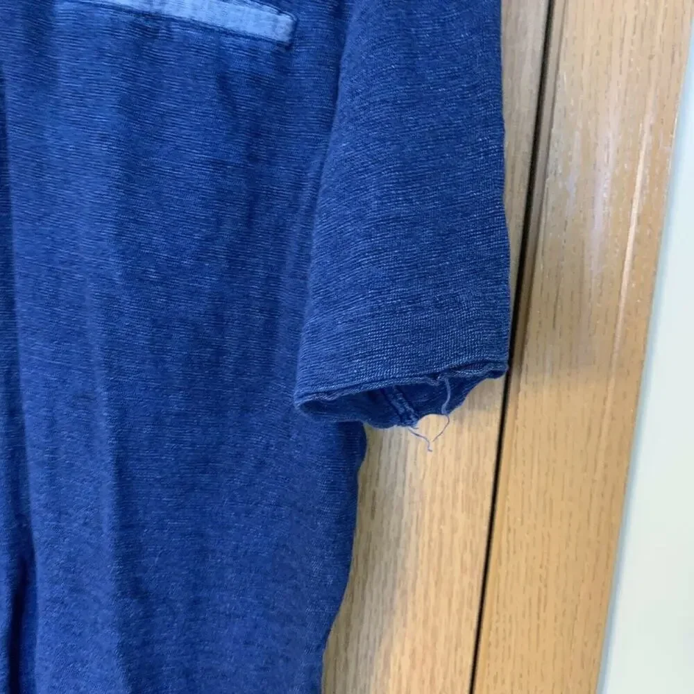 Banana Republic Mens LT Blue S/S Polo